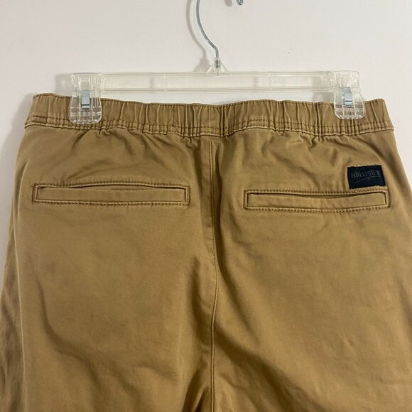 Hollister Men’s Twill Joggers in Khaki, XS - Picture 4 of 6